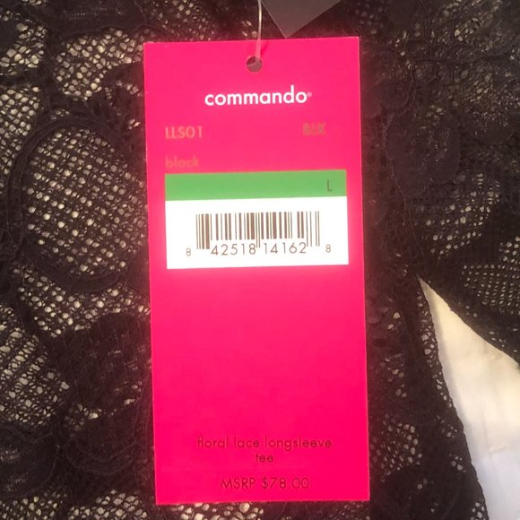 Commando Floral Lace Long Sleeved Tee - Picture 5 of 5